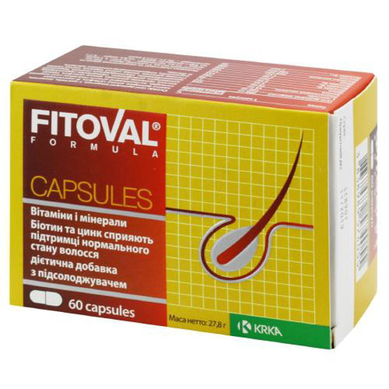 Фитовал Формула (FITOVAL FORMULA) капсулы №60